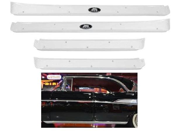 Sill Plate Set: 55-57 Chev / Pont 4 door Pillarless